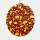 Kerstmis Keramisch Ornament (Links)