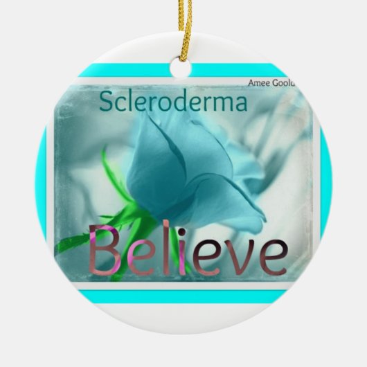 Kerstmis Keramisch Ornament (Voorkant)