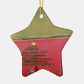 Kerstmis Keramisch Ornament (Links)