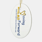 kerstmis keramisch ornament (Links)