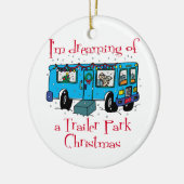 Kerstmis Keramisch Ornament (Links)