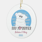 Kerstmis Keramisch Ornament (Links)