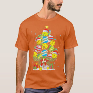 Kerstmis kerstbal Santa X mas Lights T-shirt