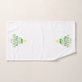 Kerstmis: kerstboom bad handdoek (Handdoek)