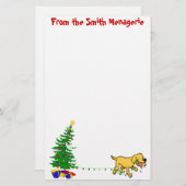 Kerstmis | Kerstbriefhoofd Briefpapier (Voorkant / Achterkant)