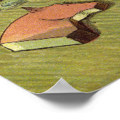 Kerstmis, kerstcadeautjes voor het bouwen van kers poster (Hoek)