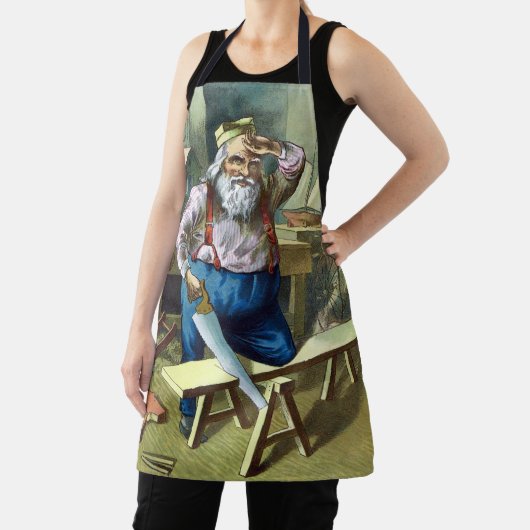 Kerstmis, kerstcadeautjes voor het bouwen van kers schort (Insitu)