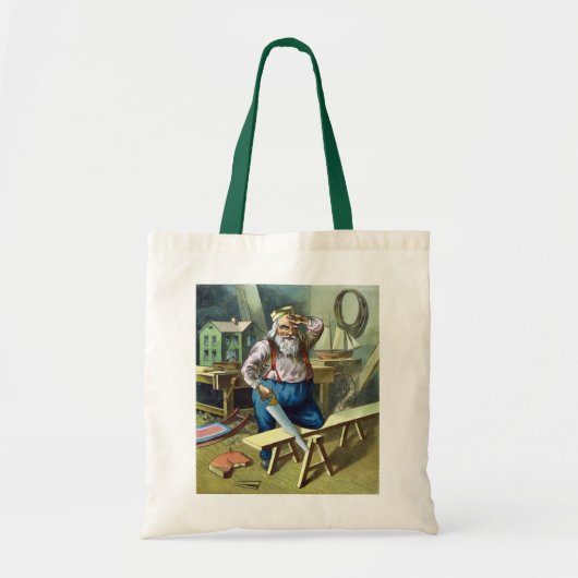 Kerstmis, kerstcadeautjes voor het bouwen van kers tote bag (Voorkant)