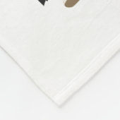 Kerstmis kerstkerstkerstkerstmis fleece deken (Hoek)