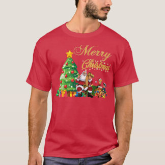 Kerstmis kerstlampjes kerstmis 2021 t-shirt