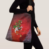 Kerstmis, kerstman crossbody tas (Dichtbij)