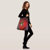 Kerstmis, kerstman crossbody tas (Op model)