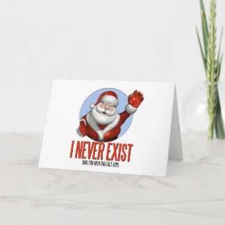 Kerstmis: Kerstman er bestaat nooit Feestdagen Kaart