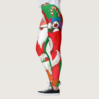 Kerstmis Kerstman Groene Leggings