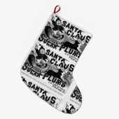 Kerstmis,  kerstman grote kerstsok (Voorkant (Hangend))