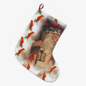 Kerstmis, kerstman grote kerstsok (Voorkant (Hangend))