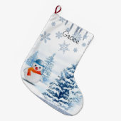 Kerstmis, kerstman grote kerstsok (Voorkant (Hangend))