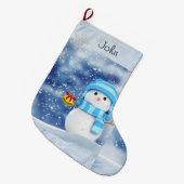 Kerstmis, kerstman grote kerstsok (Voorkant (Hangend))