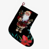 Kerstmis, kerstman grote kerstsok (Voorkant (Hangend))