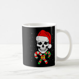 Kerstmis Kerstman Schedel Xmas Snoep Schedel met K Koffiemok