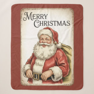Kerstmis Kerstman Sherpa Deken