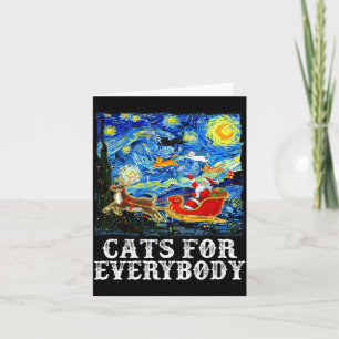 Kerstmis Kerstman slee Cats Voor Iedereen Sterrenn Kaart