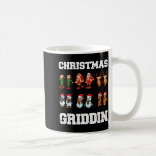 Kerstmis Kerstman Sneeuwman Rendier Griddy Raster Koffiemok