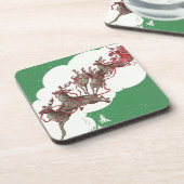 Kerstmis: Kerstmis Bier Onderzetter (Linkerzijde)