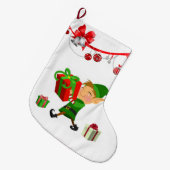 Kerstmis, kerstmis, Elf Grote Kerstsok (Voorkant (Hangend))