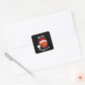 Kerstmis kerstmis kerstmis vierkante sticker (Envelop)