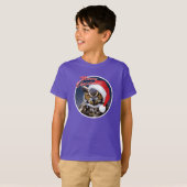 Kerstmis - Kinderen Basic Hanes T-Shirt (Voorkant volledig)