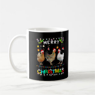 Kerstmis Kip Kerstman Hoed Lichten Kerstmis Grappi Koffiemok