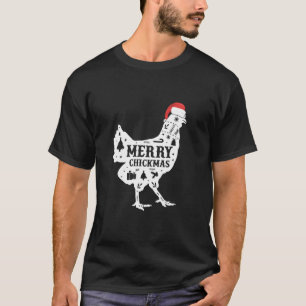 Kerstmis Kippen Kleding Vakantie Cadeau Grappige K T-shirt