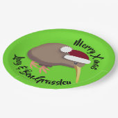 Kerstmis Kiwi Papieren Bordje (Gekanteld)