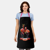 Kerstmis Klassiek Schort (Gedragen)