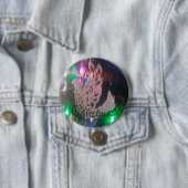 Kerstmis Knop Ronde Button 7,6 Cm (In situ)