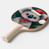 Kerstmis Koala (1) Tafeltennisbatje (Voorkant Gekanteld)