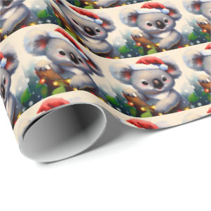 Kerstmis Koala 2 Cadeaupapier