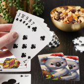 Kerstmis Koala (2) Pokerkaarten (Insitu)