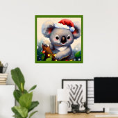 Kerstmis Koala 2 Poster (Thuiskantoor)