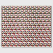 Kerstmis Koala 4 Cadeaupapier (Vlak)