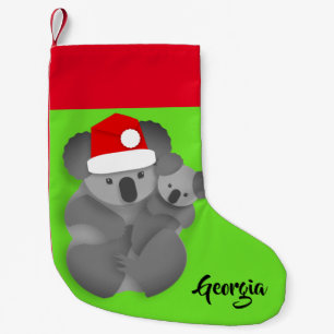 Kerstmis Koala en Joey Kleine Kerstsok