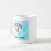 kerstmis koffiemok (Voorkant links)