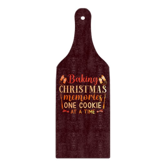 Kerstmis koken snijplank (Voorkant)