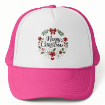 Kerstmis Krans Trucker Hoed