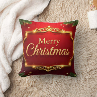 “Kerstmis Kussen Rood - Festieve Kerst