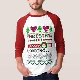 Kerstmis laadt grappig met kerst t-shirt