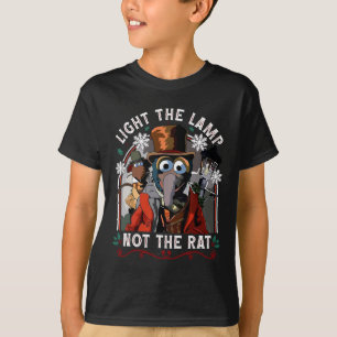 Kerstmis: Laat de Lamp Niet de Rat Licht T-shirt