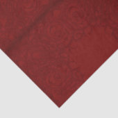 Kerstmis laat het sneeuwige Typografie Red White F Tissuepapier (Detail)