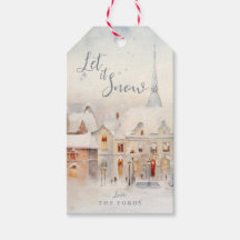 Kerstmis laat het sneeuwlandschap